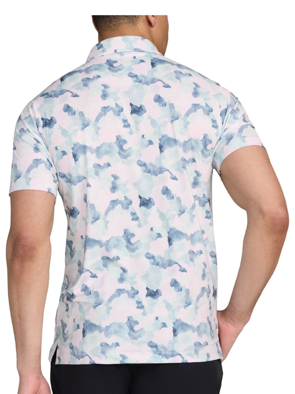 NWT Men's Bad Birdie Golf ⛳️ Polo Shirt - Mirage Oasis Sz L $78 - Picture 3 of 7